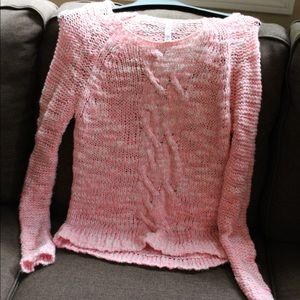 A knit sweater